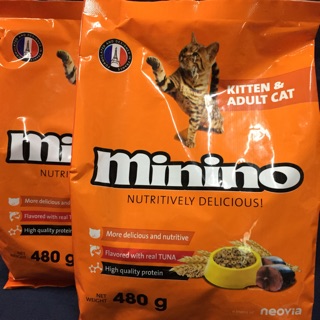 Combo 10 túi thức ăn cho mèo minino 1.3kg.