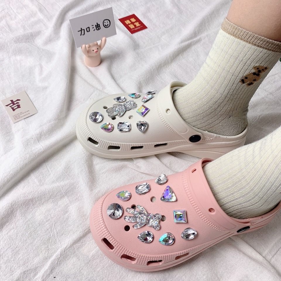 Giày Sandal Đế Dày Tăng Chiều Cao Chống Trượt Đính Búp Bê Hoạt Hình Và Bong Bóng Dễ Thương Thời Trang Mùa Hè Dành Cho Bạn Nữ