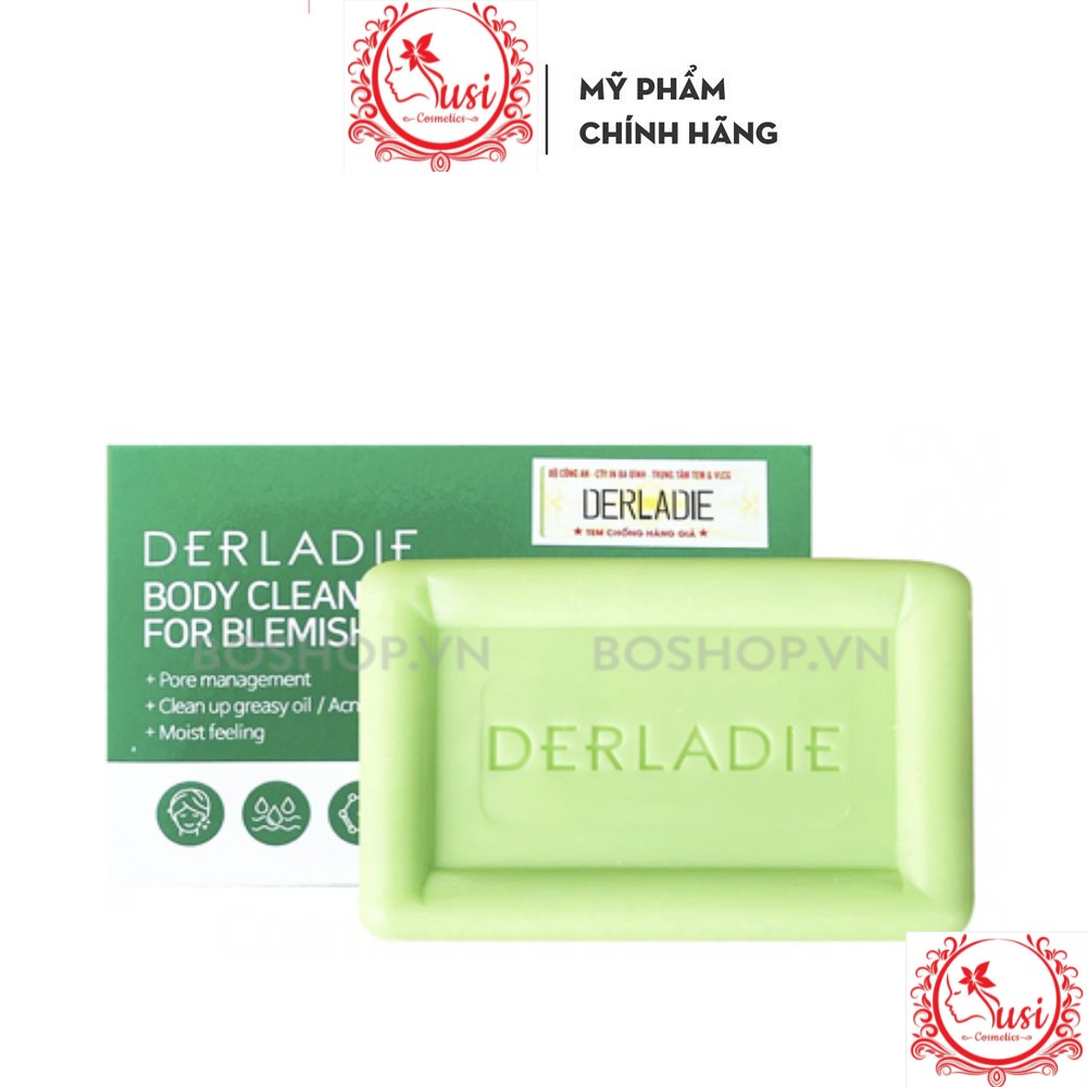 Xà Phòng Giảm Mụn Cơ Thể Sau 7 Ngày Derladie Body Cleansing Bar For Blemish Skin 50g