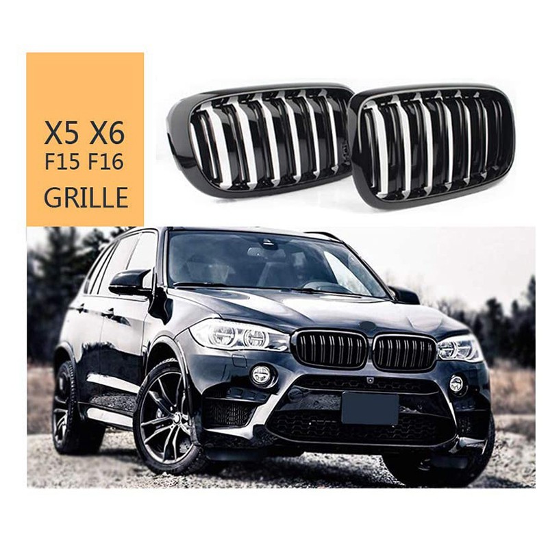 Lưới Tản Nhiệt Gắn Mui Xe Cho-Bmw X5 F15 X6 F16 X5M F85 X6M F86 2013-2019