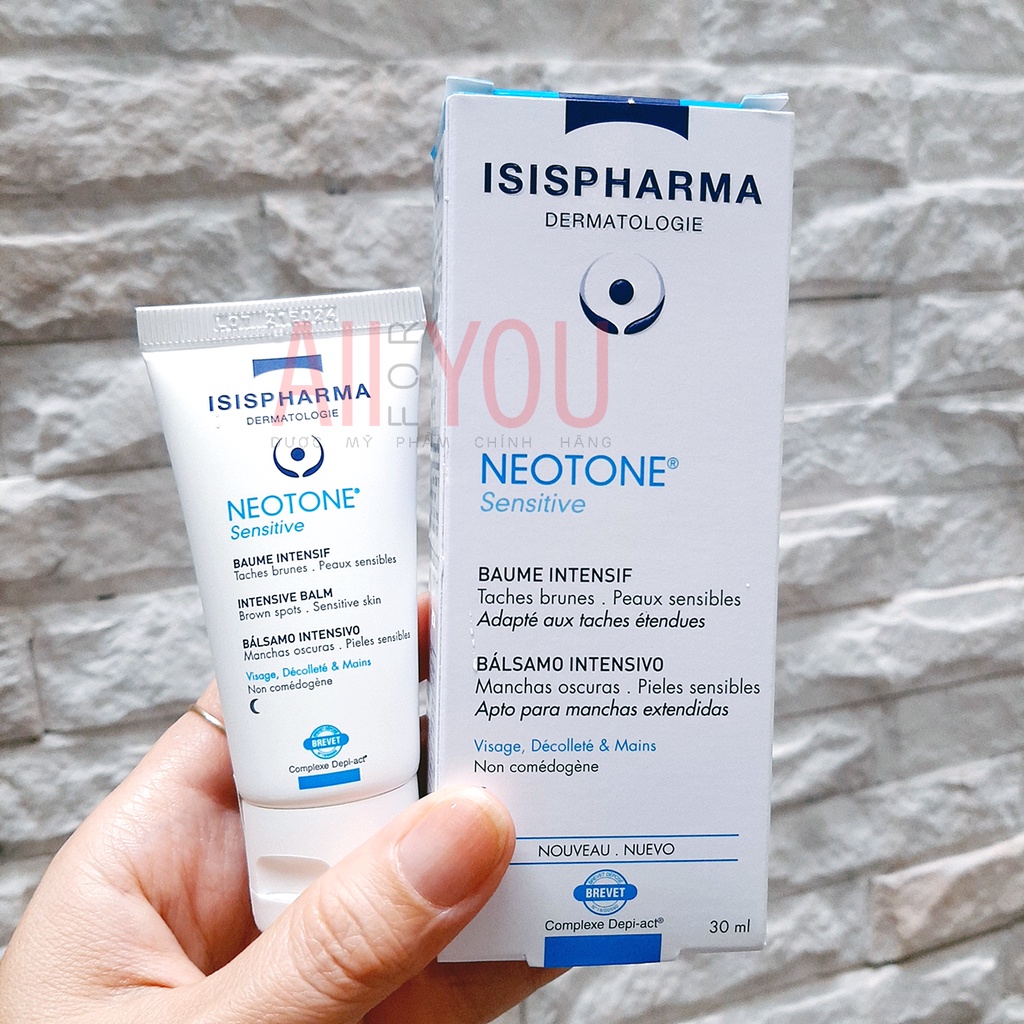 ISIS Pharma Neotone Sensitive 30mL - Kem Giảm Sạm Da, Tàn Nhang Cho Da Nhạy Cảm.