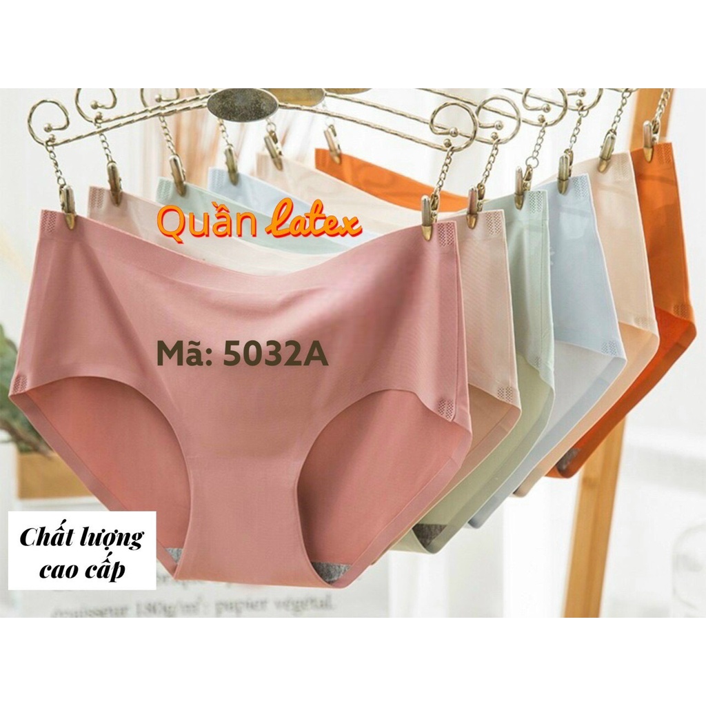 Combo 5 quần lót nữ su đúc trơn cao cấp 5032A