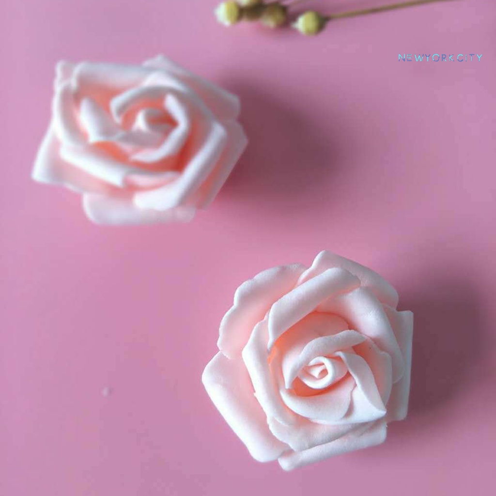 Set 100 Hoa Hồng Giả Nhiều Màu Sắc Dùng Để Trang Trí Tiệc Cưới