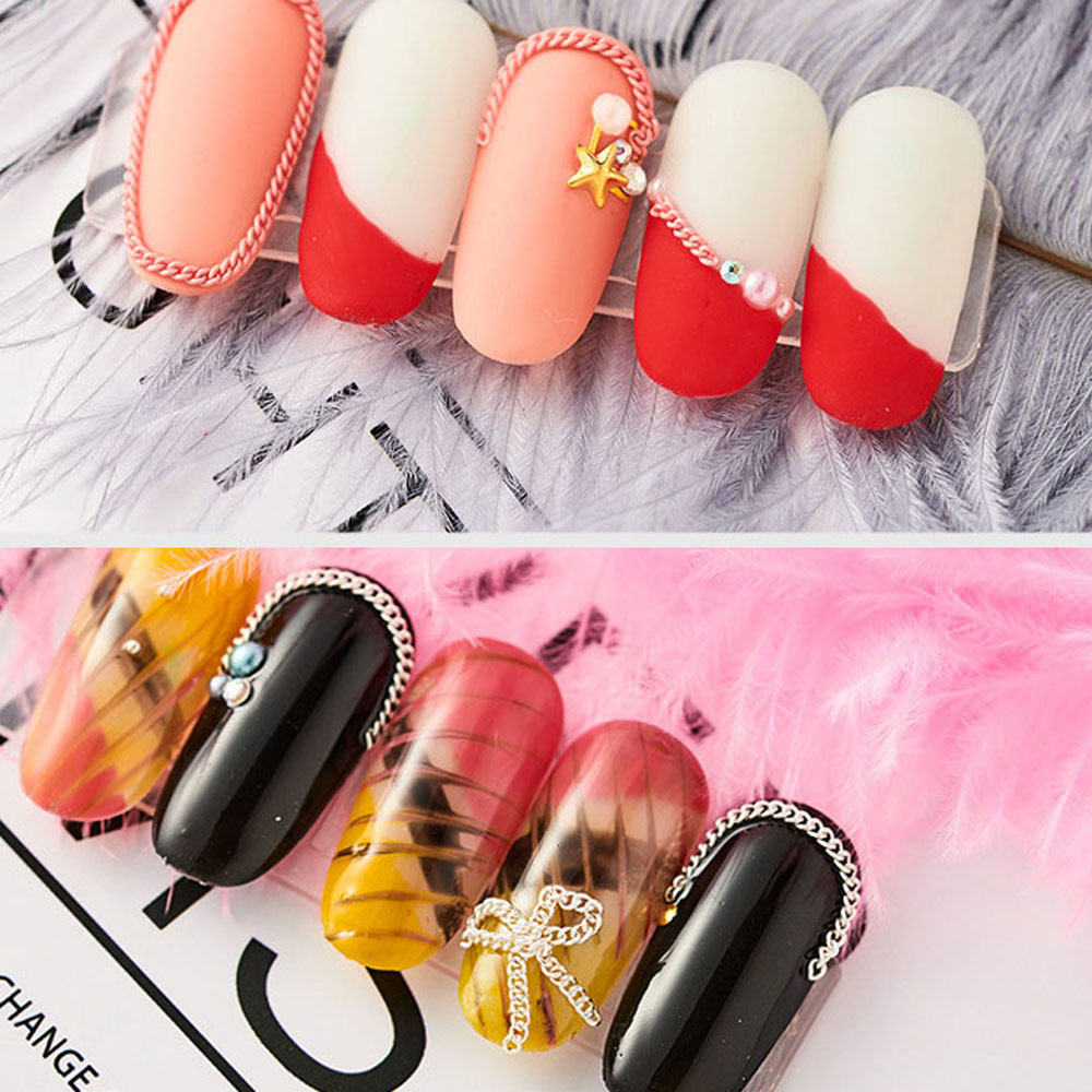 Set 6 Phụ Kiện Trang Trí Móng Tay 3d Nghệ Thuật