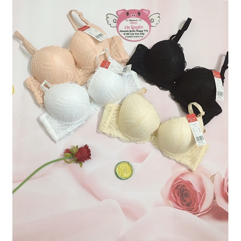 [Siêu độn 5cm] Áo lót mút dày thông hơi ôm ngực