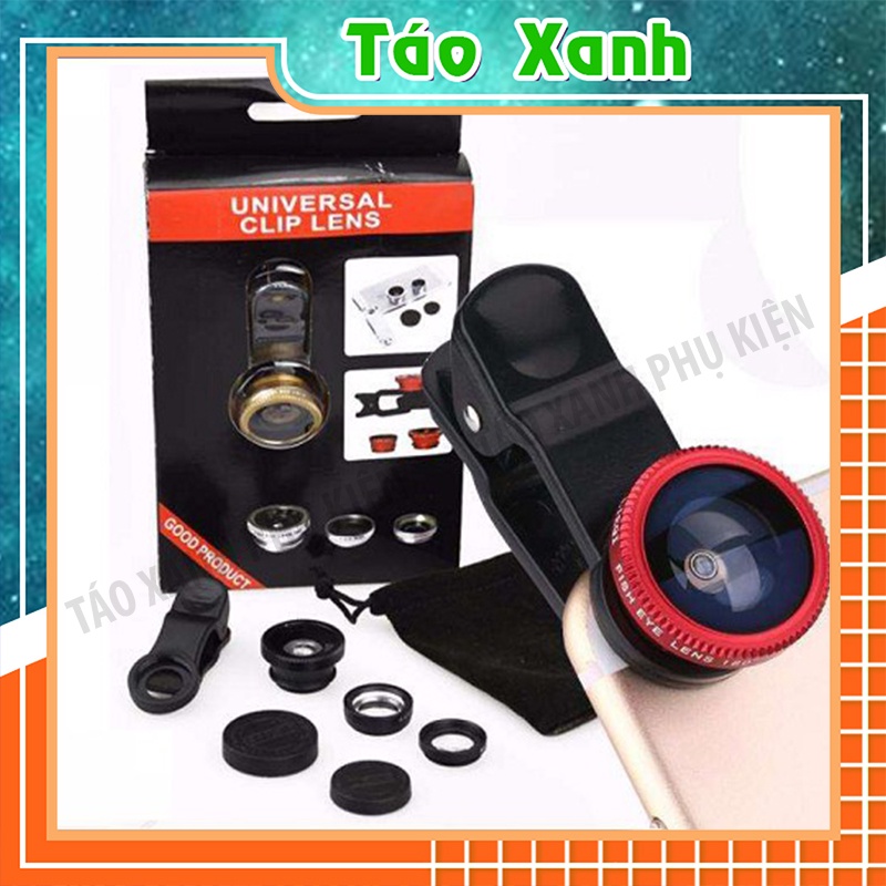 (Xả Hàng) Bộ Lens 3 Trong 1 - Hỗ Trợ Chụp Ảnh [Lens]