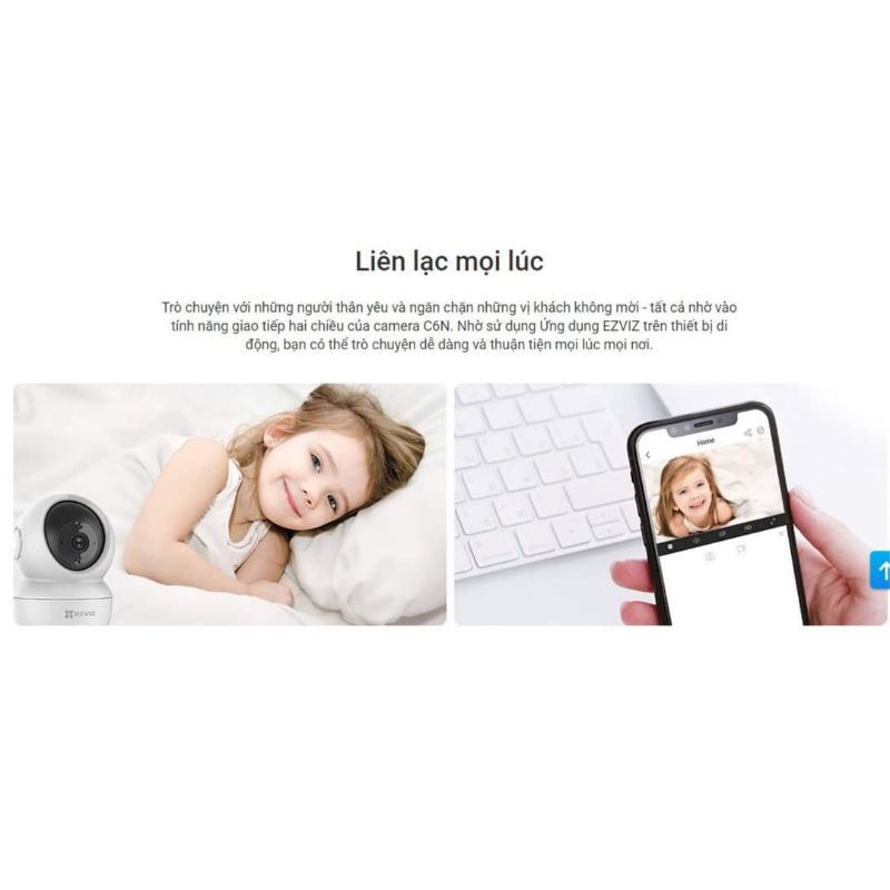 Camera IP Wifi ngoài trời chống nước Ezviz CS-CV310 (C3WN 1080P), C3WN 2.0 M