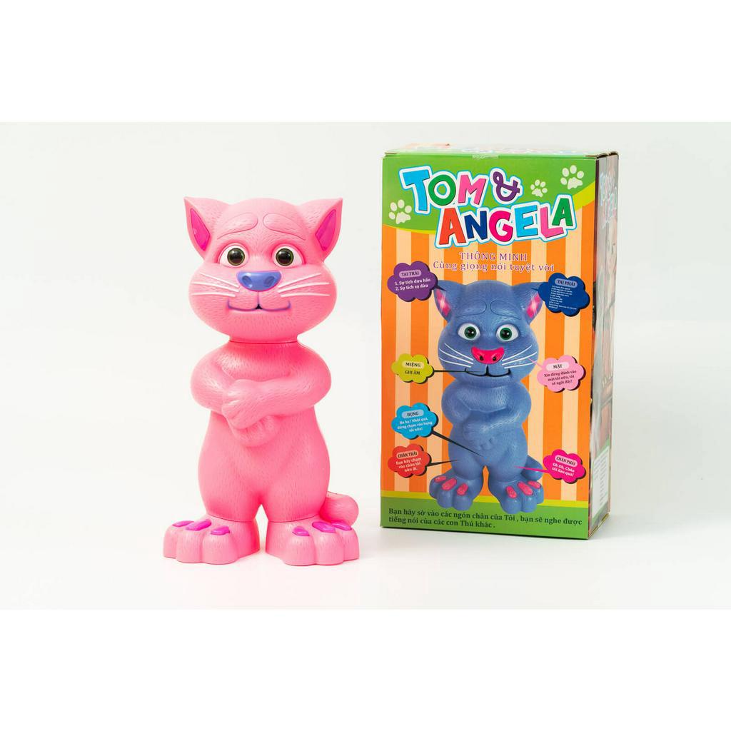 Đồ Chơi Chú Mèo Dễ Thương Chạy Pin Bằng Nhựa Cao Cấp Cho Bé