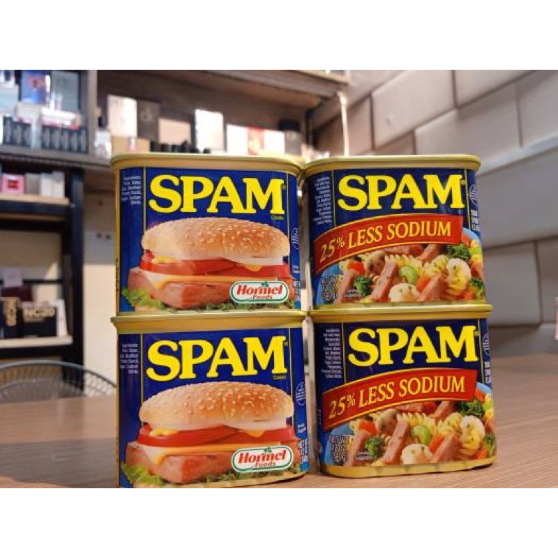 [Date 2024] Thịt hộp SPAM mỹ 340g ít mặn