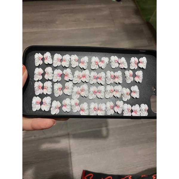 1 cặp hoa bột làm nail