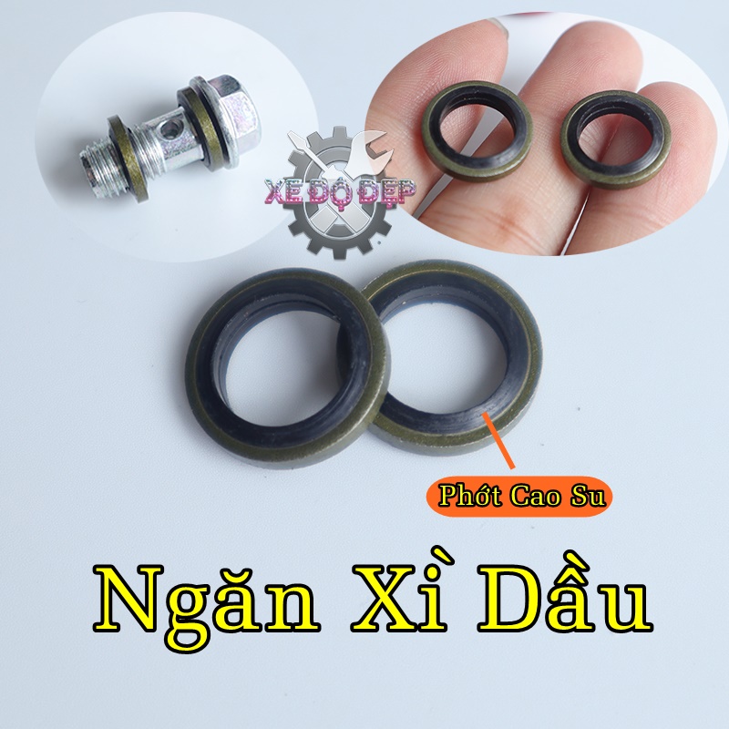 Long đền ốc dầu phớt cao su ngăn xì dầu ốc dầu