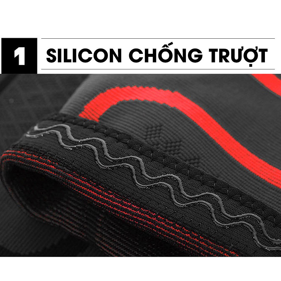 Băng gối thể thao Aolikes 7718 hỗ trợ tập Gym, chơi bóng đá, bóng chuyền co giãn đàn hồi cực tốt