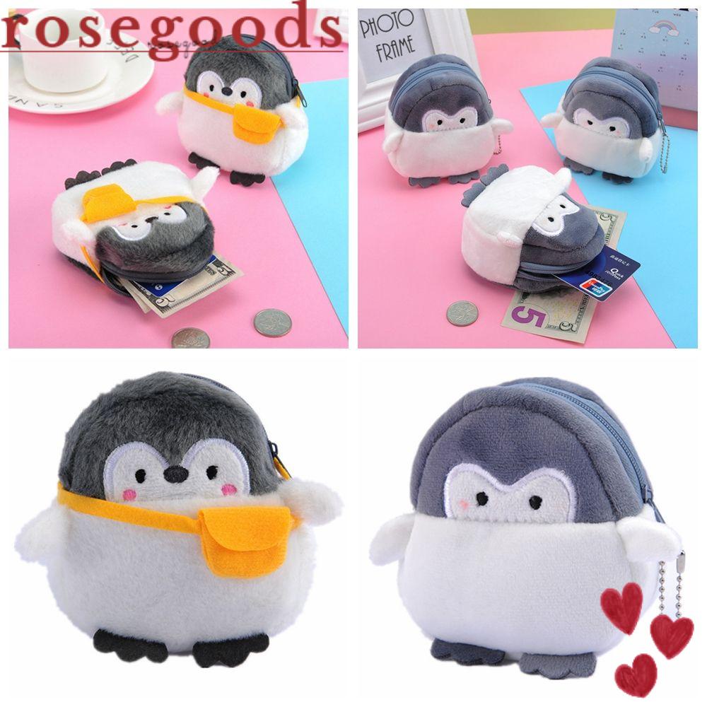 Ví Đựng Tiền Xu Hình Chim Cánh Cụt Nhồi Bông Đáng Yêu