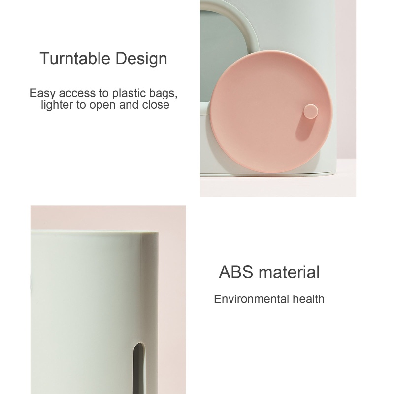 Hộp Nhựa Đựng Túi Rác Có Thể Xoay Tiện Dụng Cho Phòng Tắm / Nhà Bếp