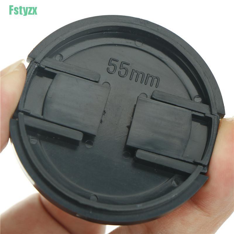 fstyzx 55mm Plastic Snap On Front Lens Cap Cover For SLR DSLR Camera DV Leica Sony