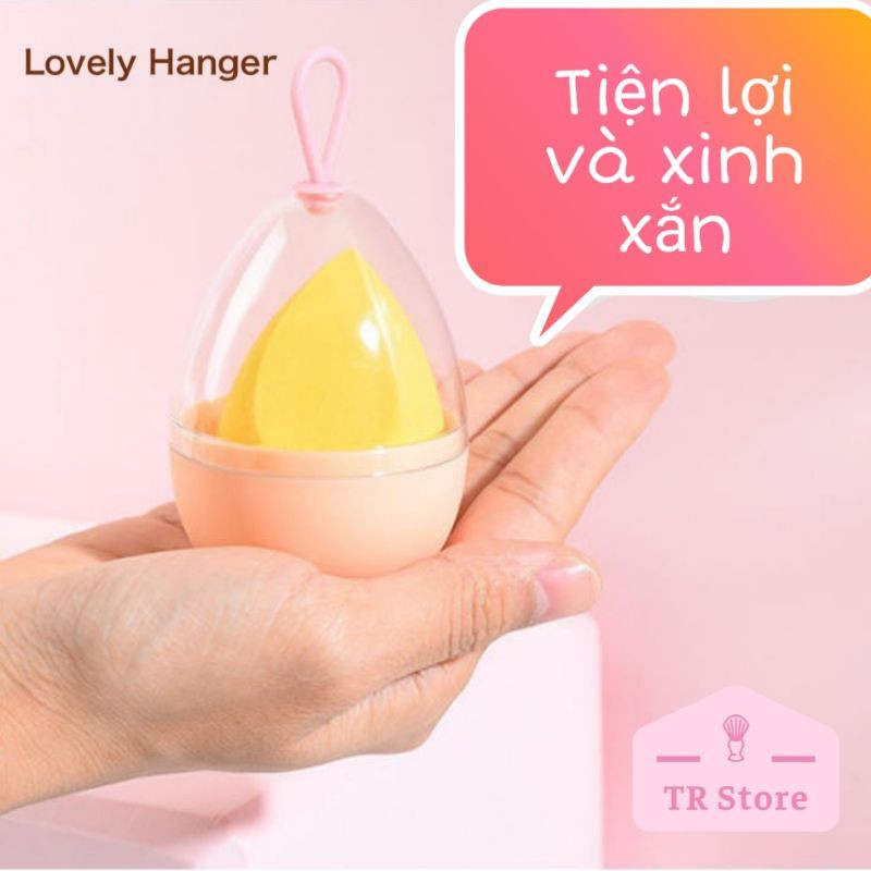 Hộp đựng mút trang điểm treo blender case hanger