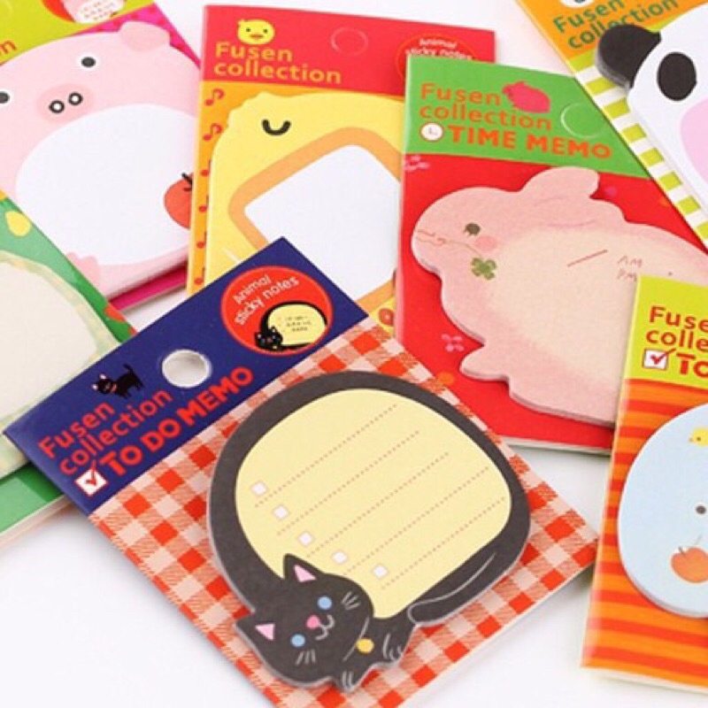 Giấy Note sticky 30 trang siêu cute dodungchobegiasi