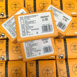 Giấy Ăn Gấu Trúc Sipao Loại 300tờ/gói - Siêu Dai, KHÔNG CHẤT TẨY TRẮNG