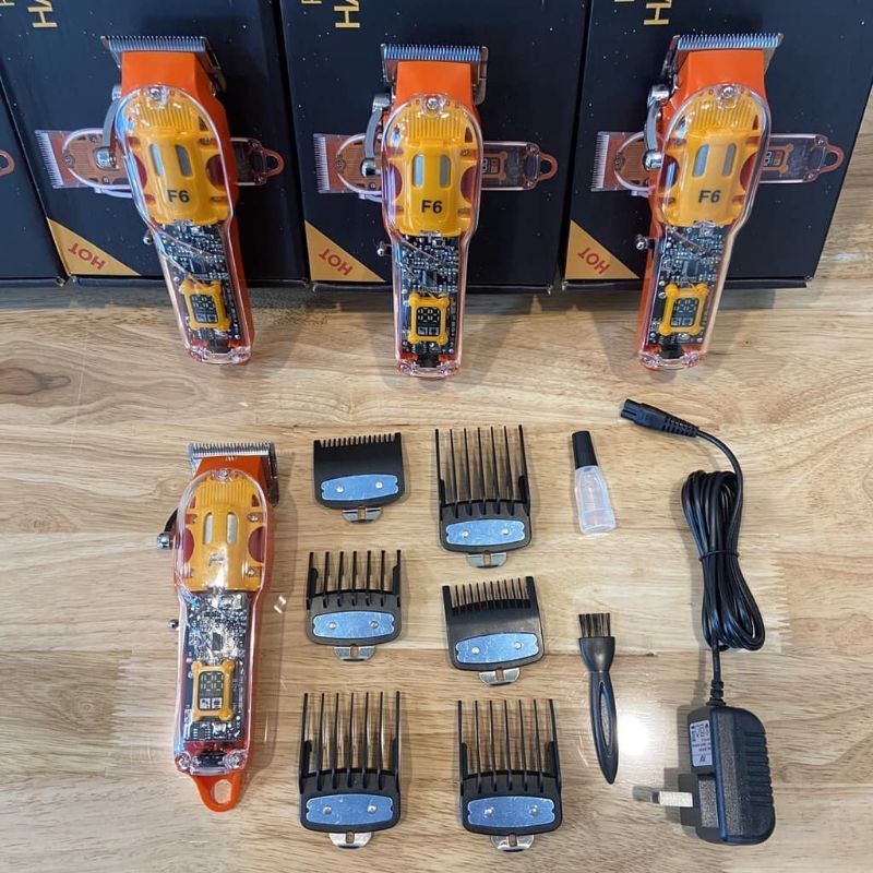 tông đơ cắt tóc pop f6 , v8 (bản lưỡi kép)