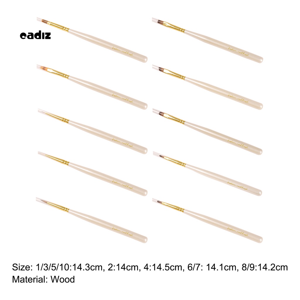 Cọ Vẽ Móng Tay Gel UV 3D Chống Trượt Tiện Dụng