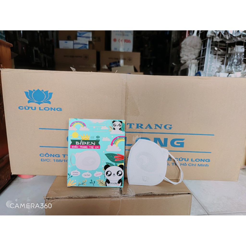 Khẩu Trang bé 3d dành cho bé 1t chở lên 1thung 100 hộp 1 hộp 10c