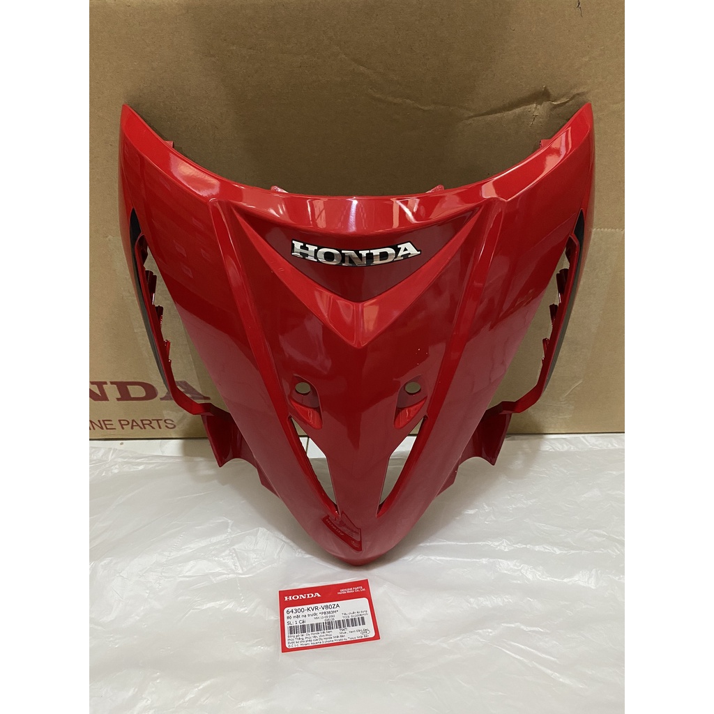 Bộ mặt nạ trước HONDA WAVE RSX100 REPSOL năm 2008 màu Đỏ. *PB383M* 64300KVRV80ZA