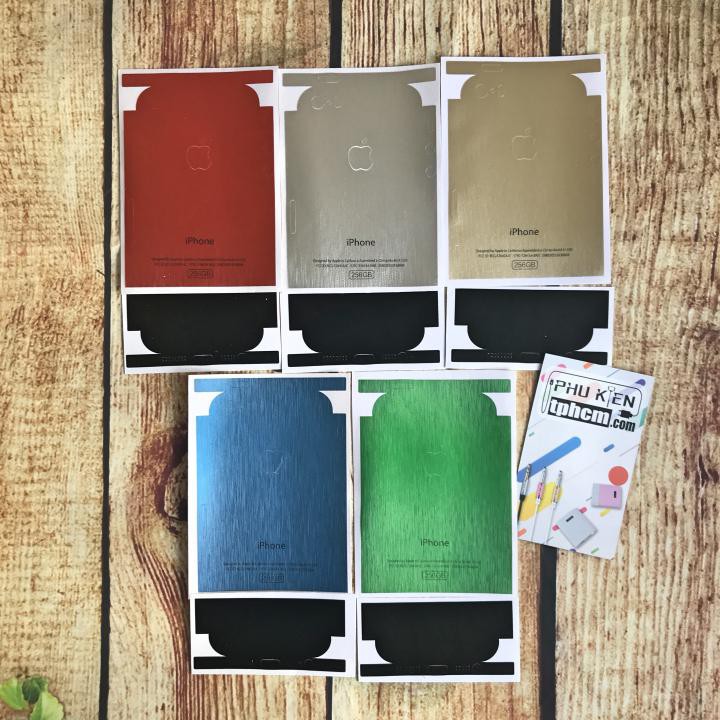 [ Hot_Sale ] Dán mặt lưng Màu giả iPhone 2G dòng iPhone 5/5s/Se