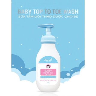 Date 2022-SỮA TẮM GỘI THẢO DƯỢC BABY TOP TO TOE WASH HANAYUKI