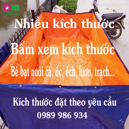 [Mã SKAMLTSM9 giảm 10% đơn 99K] Bể bạt nuôi lươn ốc ếch chạch chuyên nghiệp nhiều kích thước lựa chọn