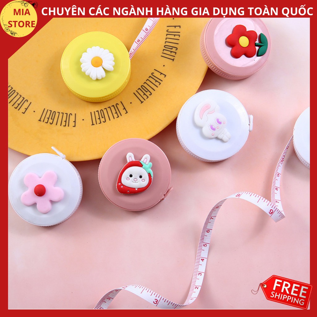 Thước dây đo kích thước/may đo quần áo cuộn tròn tự động thông minh MeiDu siêu cute  đồ dùng tiện ích