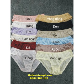 Quần lót nữ vải tơ bóng Angel MINI lưng thấp