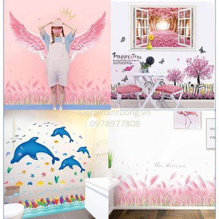 [Siêu rẻ] 20 combo decal dán tường đẹp
