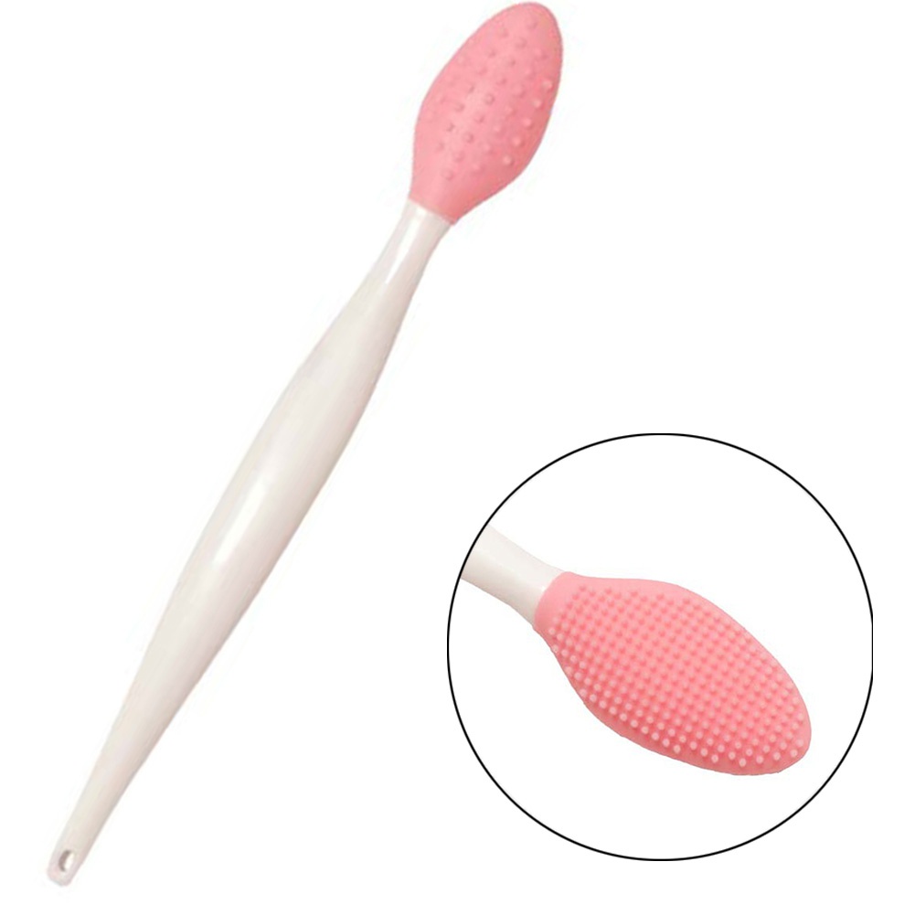 Cọ Silicone Hai Mặt Tẩy Tế Bào Chết Loại Bỏ Mụn Đầu Đen