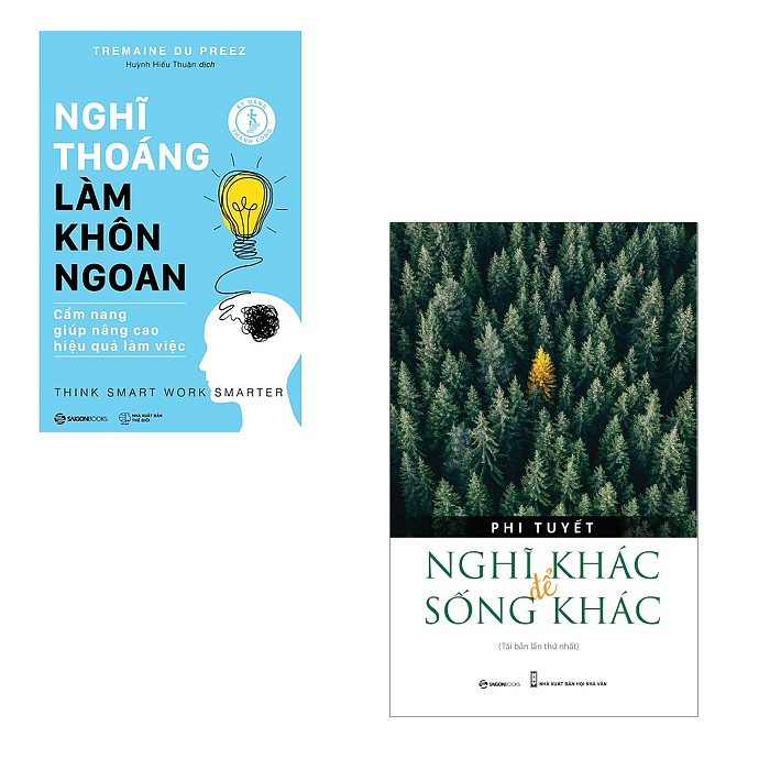 Sách - Combo: Nghĩ Khác Để Sống Khác + Nghĩ Thoáng - Làm Khôn Ngoan