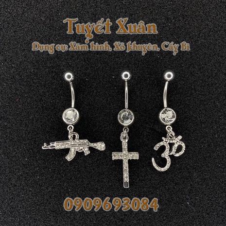 Khuyên rốn y tế 316 chất liệu thép titanium- GRKRLT05 #20501119898
