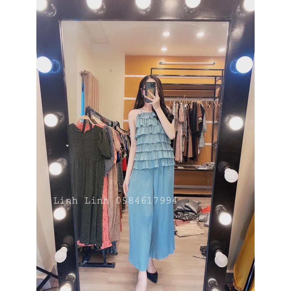 Set đồ nữ cá tính, set quần lửng áo sơ mi, áo quây, áo thun đi chơi sang chảnh mùa hè đẹp 8A00047 JKR | BigBuy360 - bigbuy360.vn