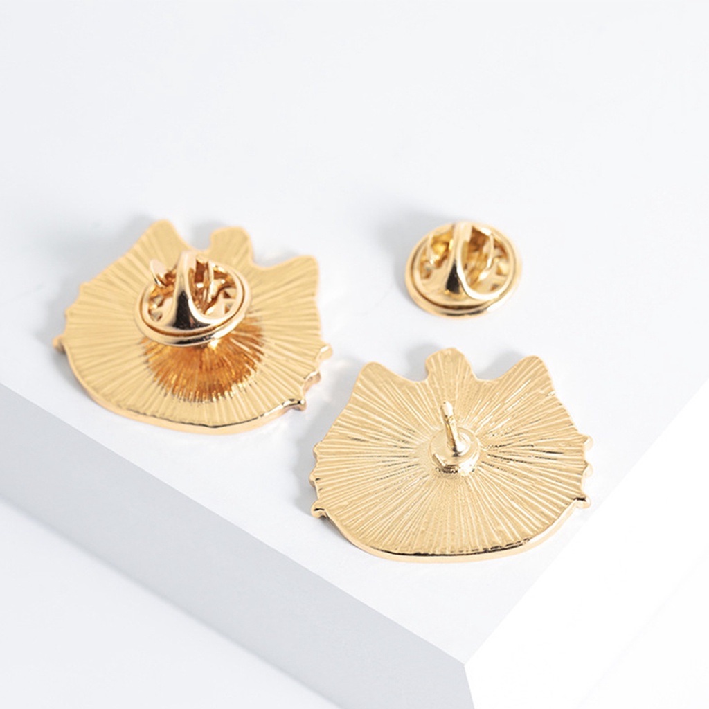 Ghim cài áo hình quả bí ngô xanh dương dễ thương