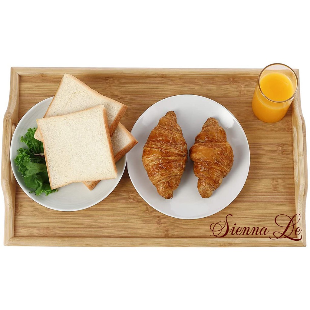 Sienna Le Bàn Ăn Mini Chân Gấp Gọn, Khay Đa Năng, Bàn Ăn Sáng Trên Giường, Bàn Ăn Di Động, Tiện Lợi - 50x30x20 cm