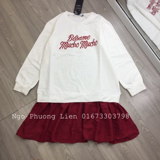 Váy nỉ chân nhung