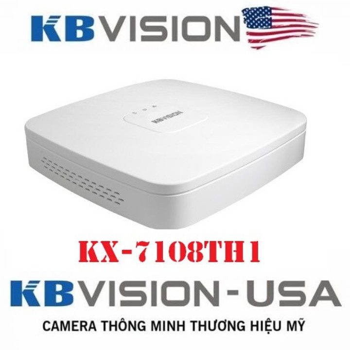 Đầu ghi hình 8 kênh 5 in 1 KBVISION KX-7108TH1- Hàng chính hãng