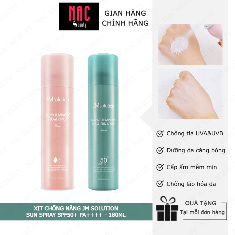 [Chính hãng] Xịt Chống Nắng JM Solution Sun Spray 180ml