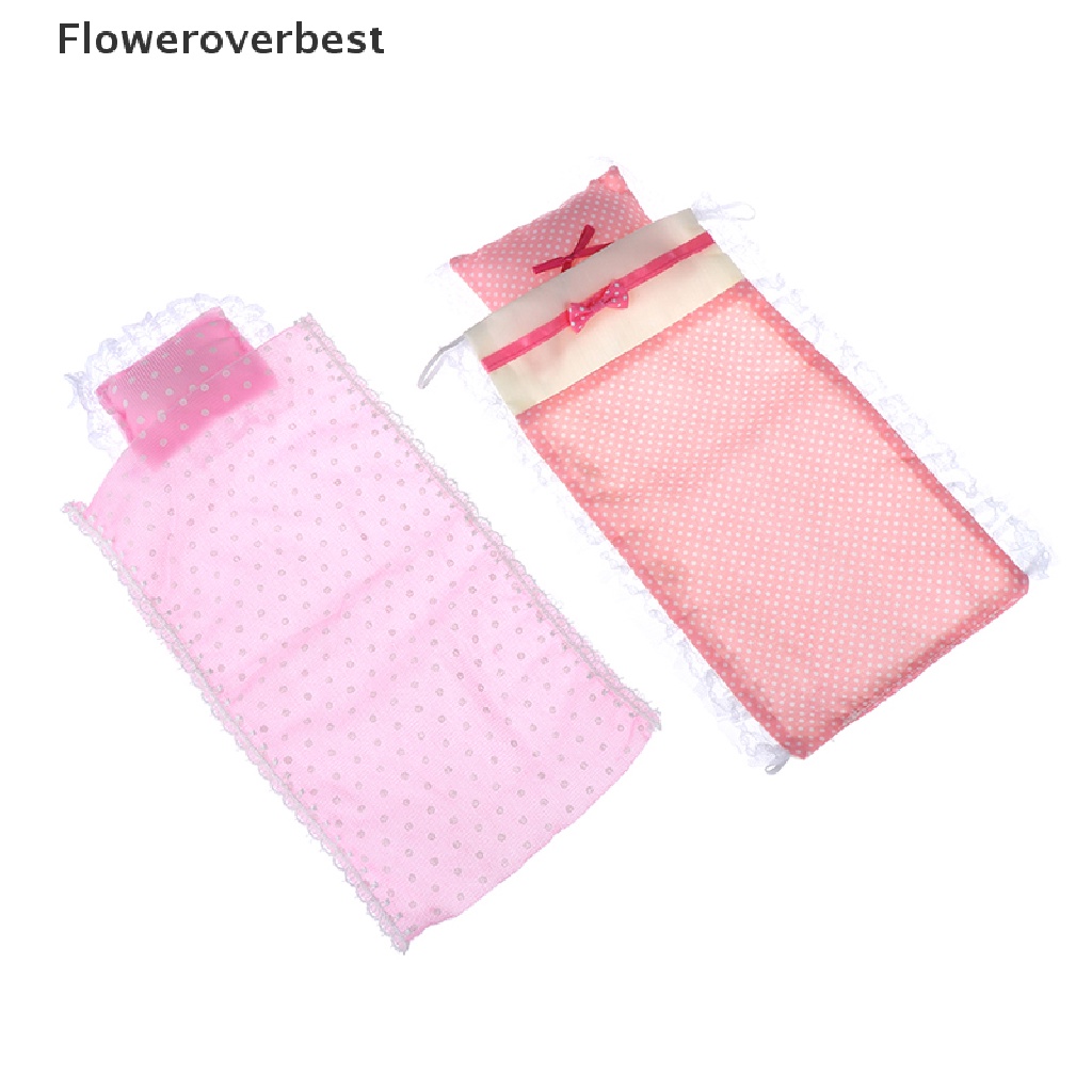 Nệm đơn kèm gối tỉ lệ 1 / 12 trang trí nhà búp bê xinh xắn