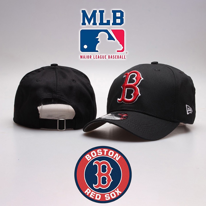 Mũ Lưỡi Trai Thể Thao Thêu Logo Mlb Boston Thời Trang Cho Nam Và Nữ