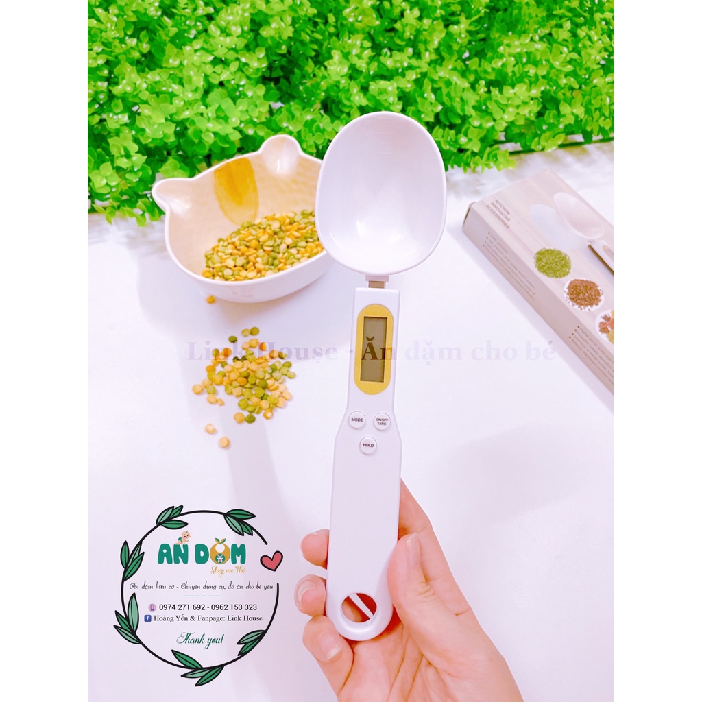 Thìa Cân Tiểu Ly Điện Tử Cầm Tay Đong Gia Vị Nguyên Liệu Làm Bánh Và Đồ Ăn Dặm Cho Bé
