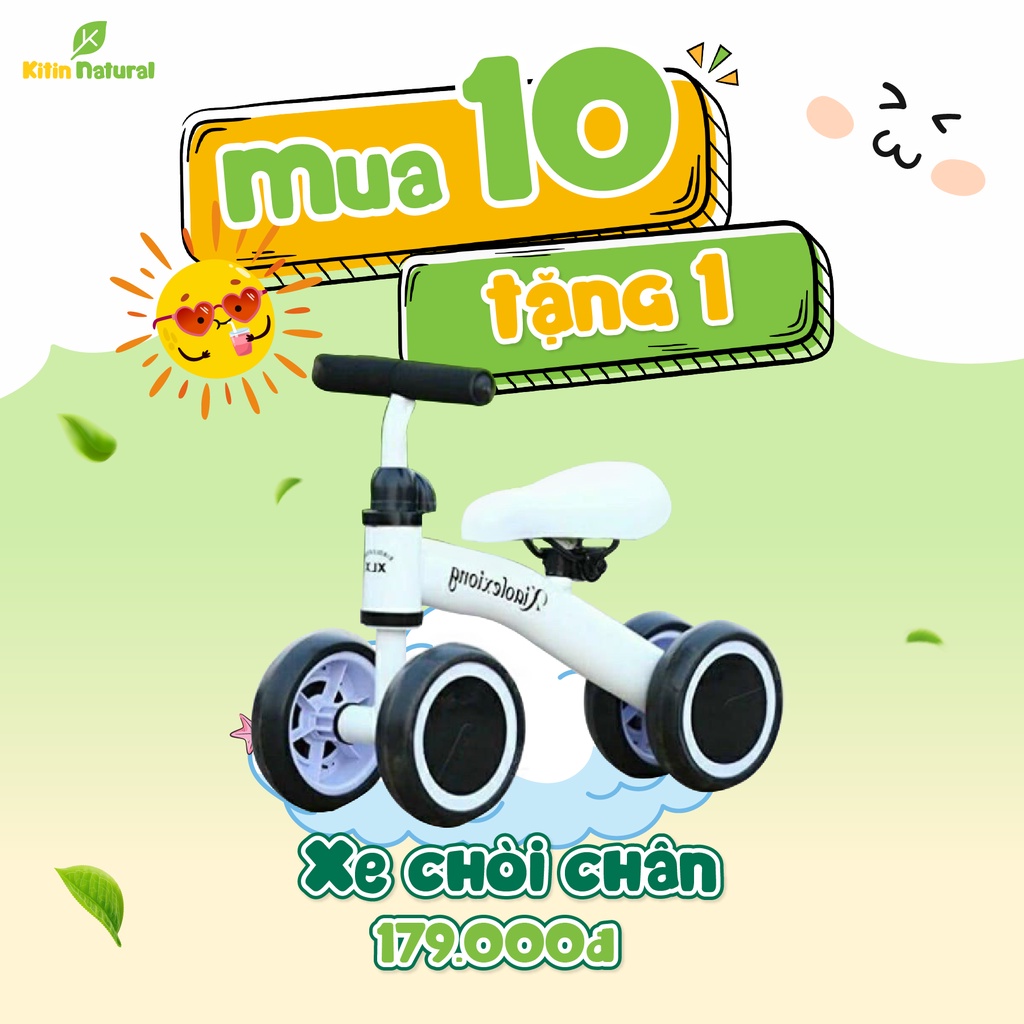 [MKB Gift] Bể bơi hai tầng và xe chòi chân cho bé