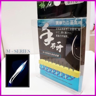🐬 Lưỡi câu cá, móc đơn M-SERIES có ngạnh sắc bén PK15 🐬