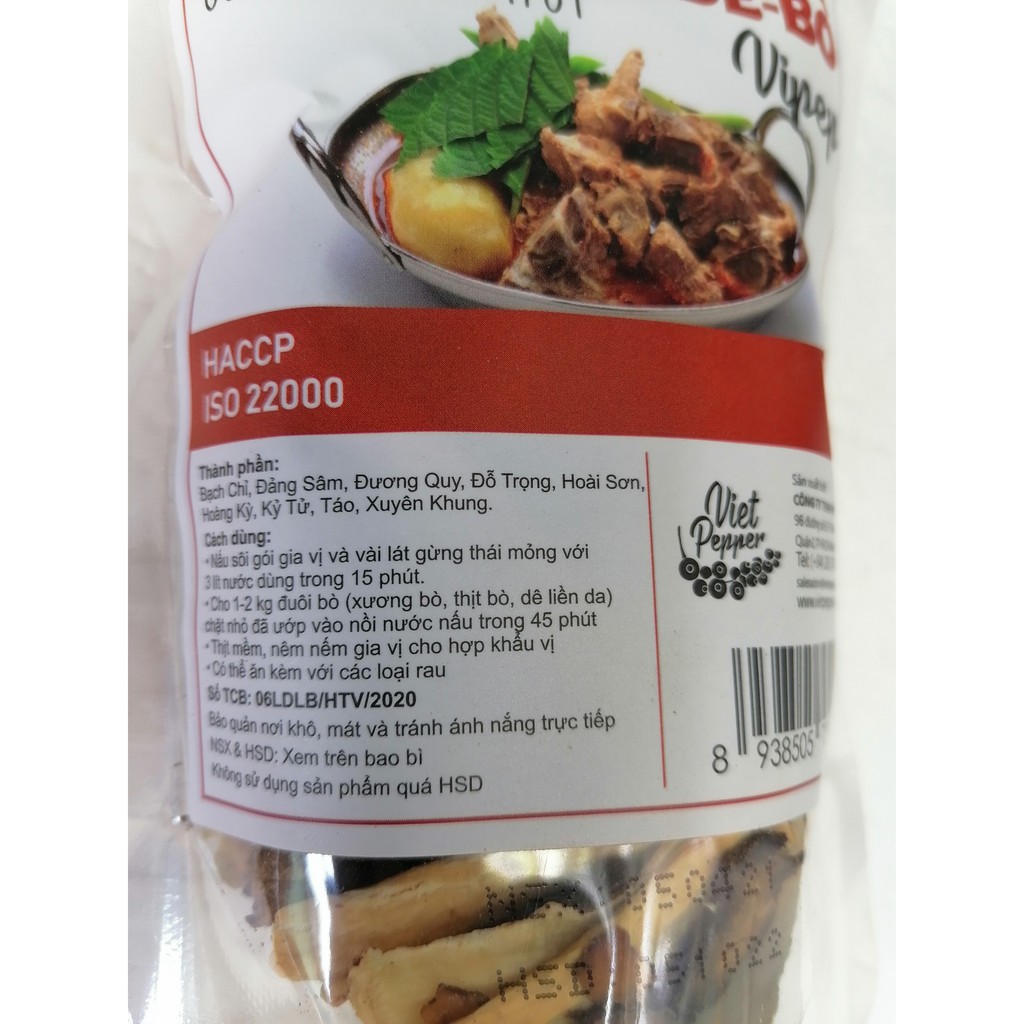 [115g] Gia vị nấu lẩu Dê / Bò [VN] VIPEP Goat / Beef Hotpot (cpd-hk)