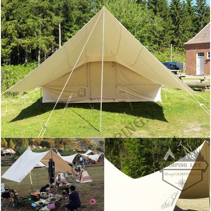 Dây dù căng lều bạt có phản quang chống gió phơi treo móc đồ cắm trại dã ngoại 5 mét