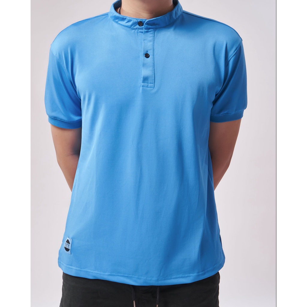 Áo phông cổ tàu cotton cao cấp