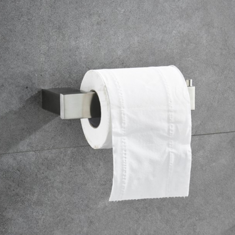 QQ Giá Đỡ Cuộn Giấy Vệ Sinh Gắn Tường Đa Năng Chống Rỉ Sét